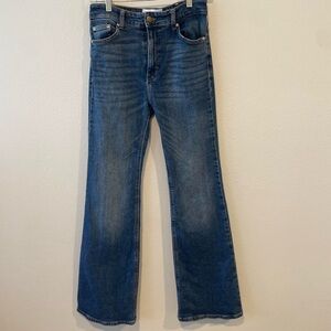 Pull&Bear Classic Blue Flare Denim Jeans